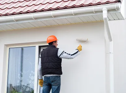 peinture extérieure à Boisset-et-Gaujac près d'Alès dans le Gard 30